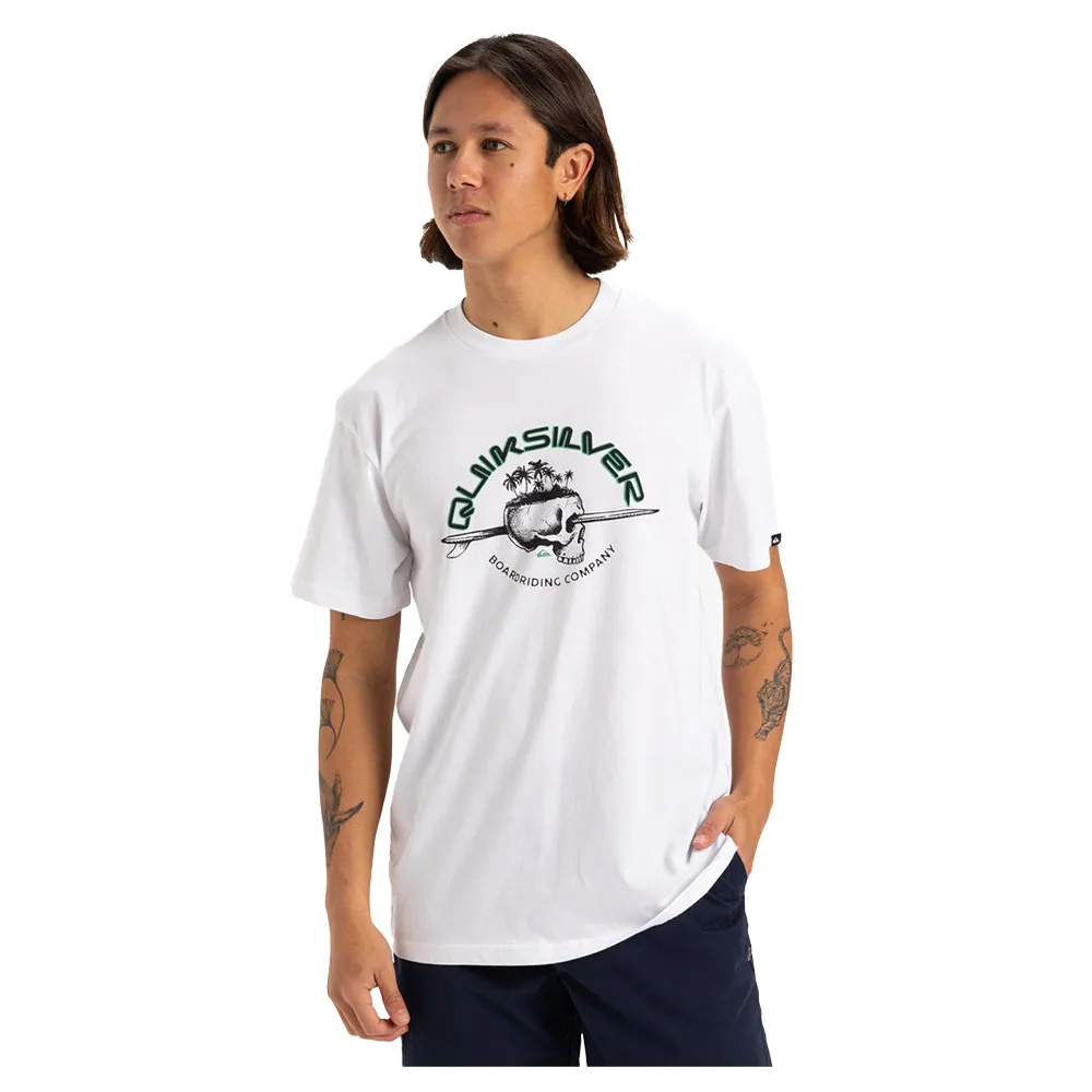 

Футболка с коротким рукавом Quiksilver Skull Lines, белый