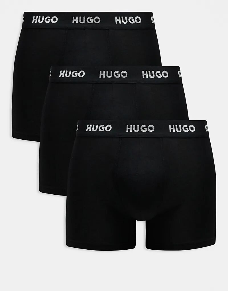 

HUGO Bodywear 3 пары трусов-боксеров черного цвета BOSS Bodywear