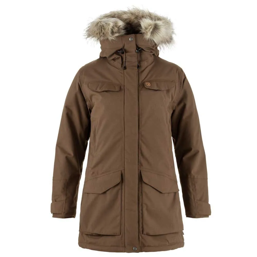 

Парка Fjällräven Nuuk Lite, коричневый