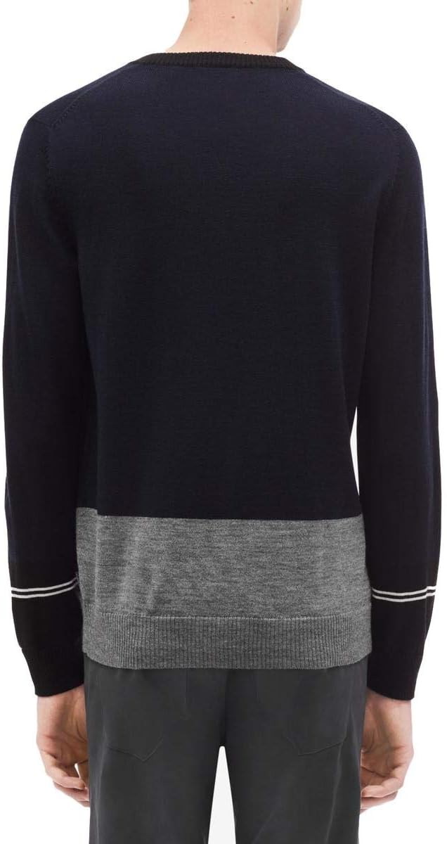 Мужской свитер Calvin Klein из мериносовой шерсти с V-образным вырезом, Roman Combo — фото 2