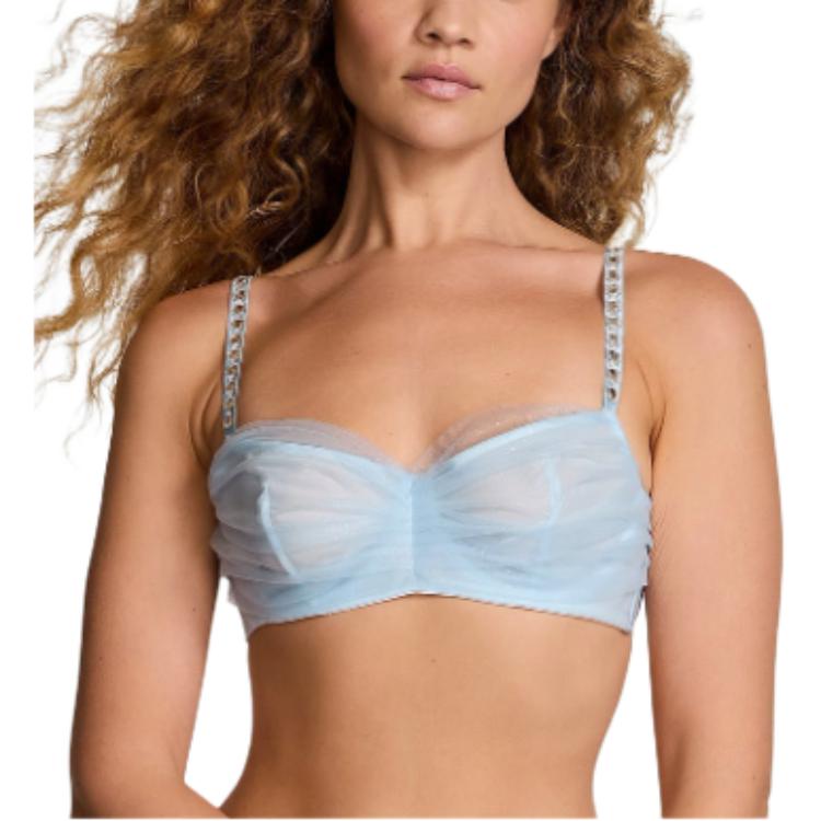 Victoria's Secret 24 Big Show Collection DREAM ANGELS бюстгальтер женский Clear Blue — фото 2