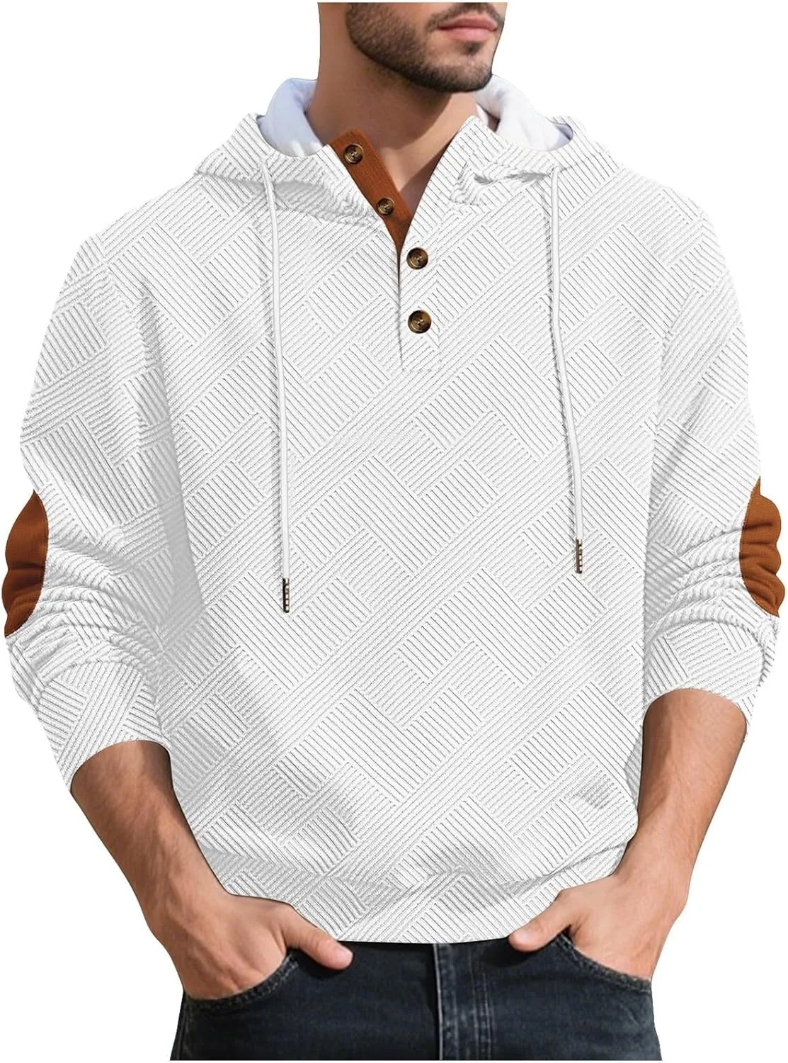 

Толстовка с капюшоном для мужчин, утепленная флисовая, на молнии, с длинным рукавом