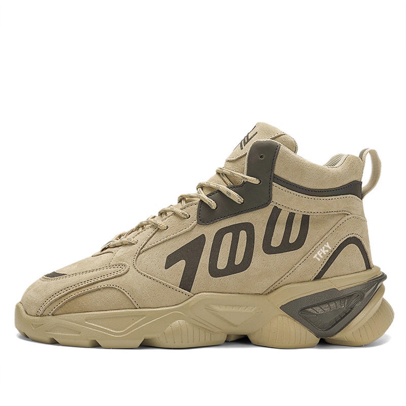 

TFKY Высокие массивные кроссовки мужские хаки, цвет Khaki