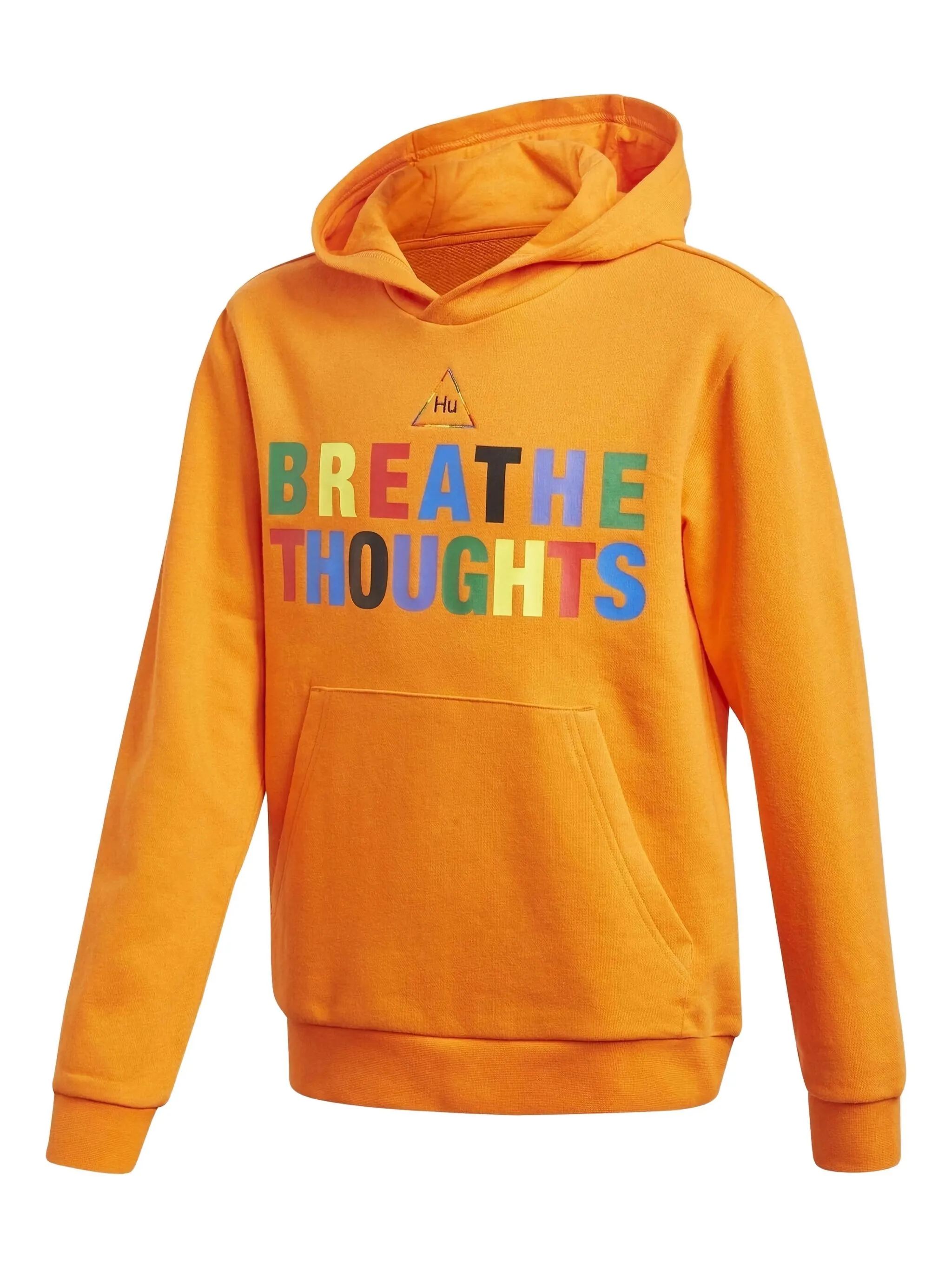 

Толстовка с логотипом и капюшоном Adidas, оранжевый