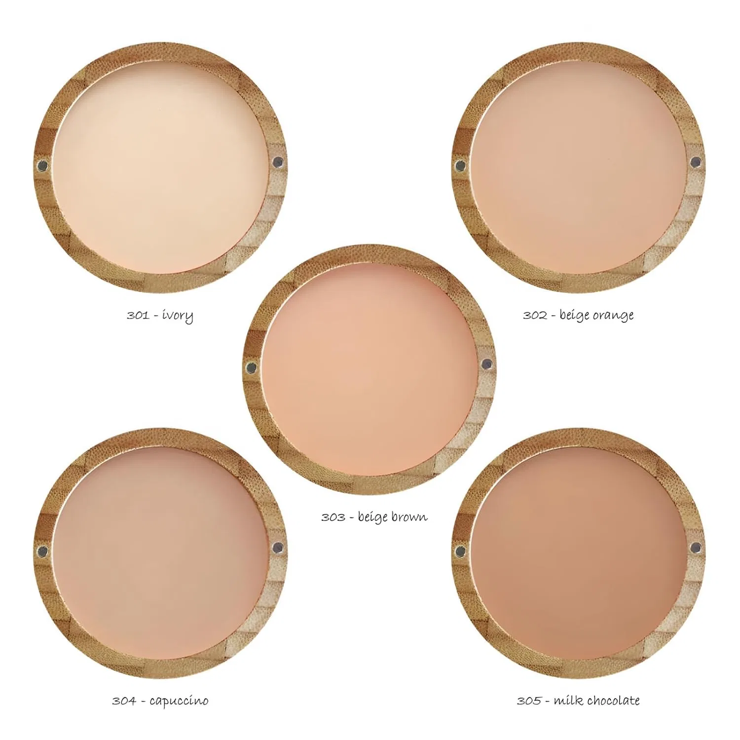 Органическая компактная пудра «Milk Chocolate 305» от Zao Organic Makeup Zao Essence Of Nature — фото 4