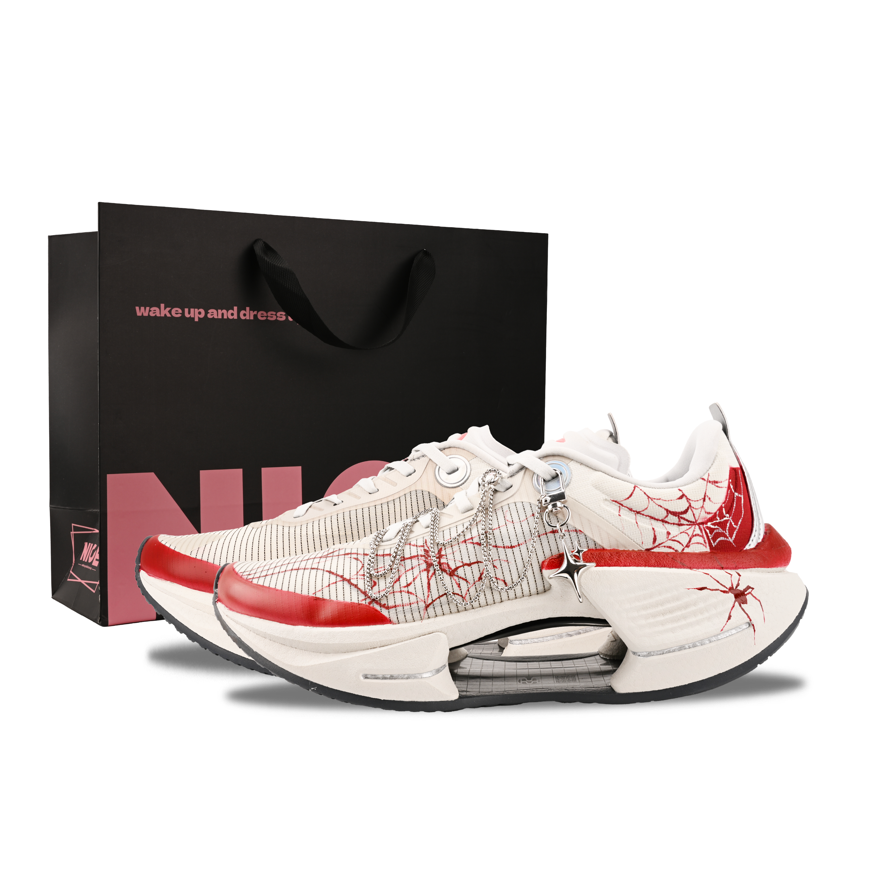 

Li-Ning Shadow 3 Essential Cushioning Abrasion Resistant Coverage Low top, бежевый красный