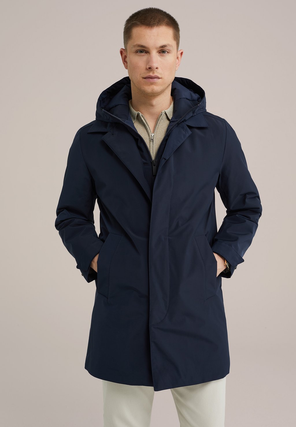 

Зимнее пальто WE Fashion, синий