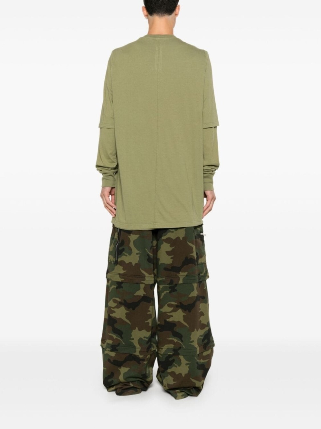 Rick Owens DRKSHDW футболка Hustler T, зеленый — фото 4