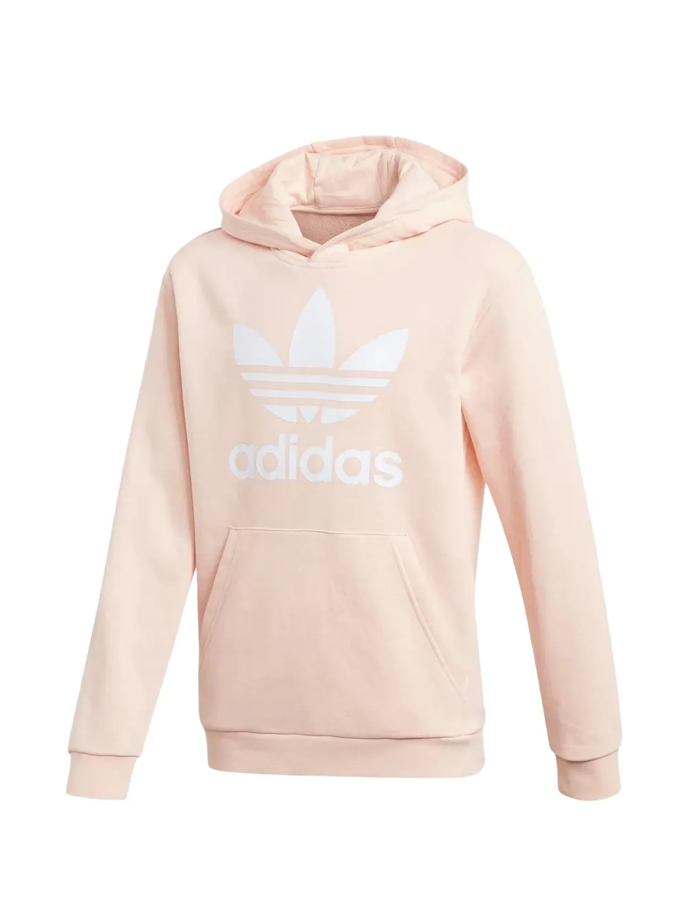 Толстовка с логотипом "Трилистник" adidas, розовый