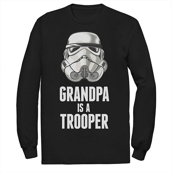 

Мужская футболка с длинным рукавом Star Wars Stormtrooper Grandpa is a Trooper Licensed Character
