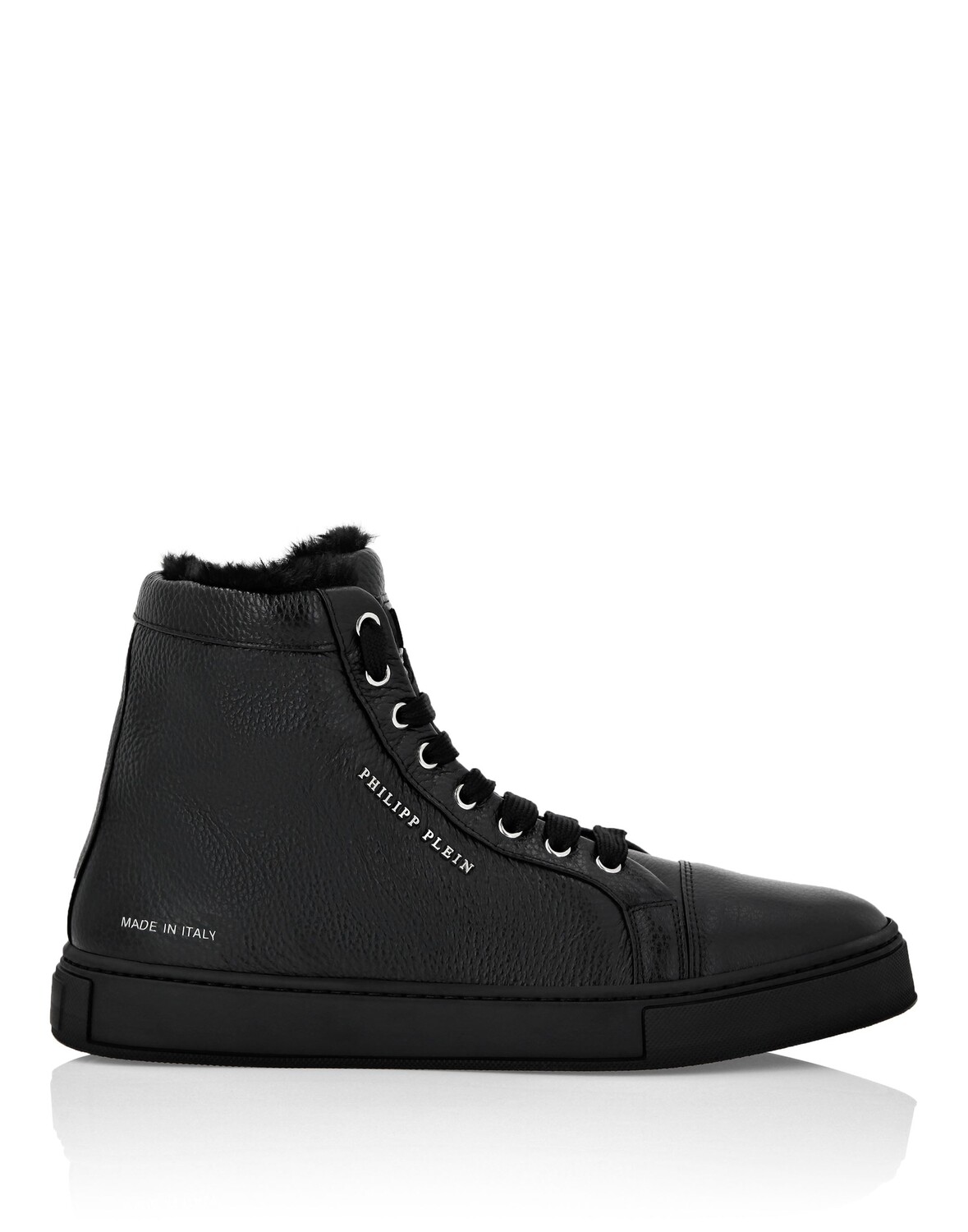 

Кожаные высокие кеды Big Bang Philipp Plein, черный