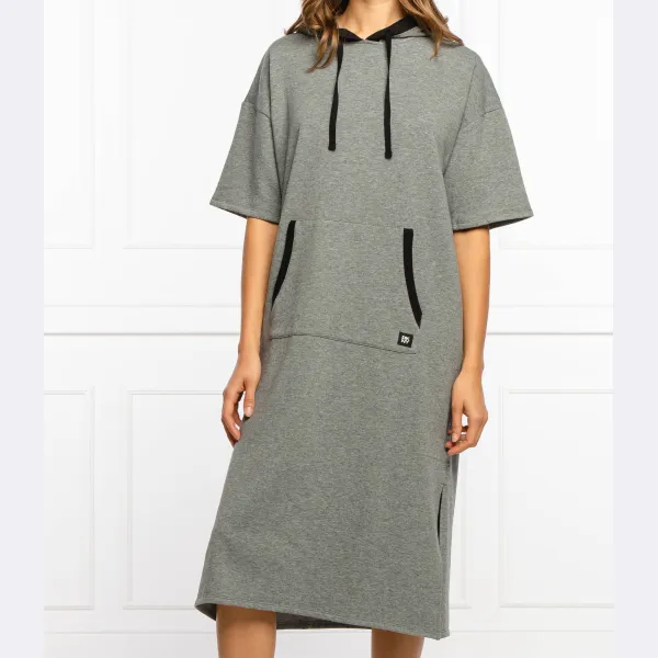 

Ночная рубашка свободного кроя Dkny, черный