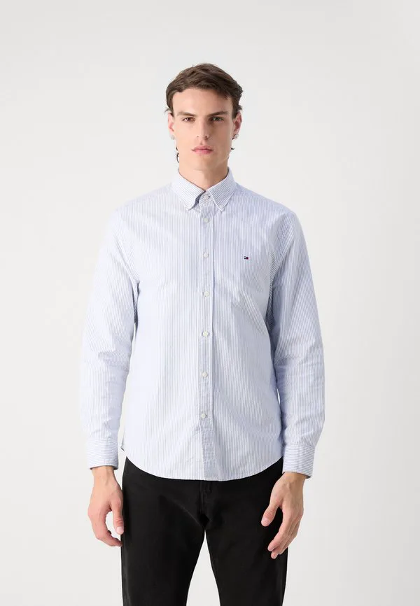 Рубашка в полоску в стиле оксфорд стандартного кроя Tommy Hilfiger, Royal Blue/White — фото 3