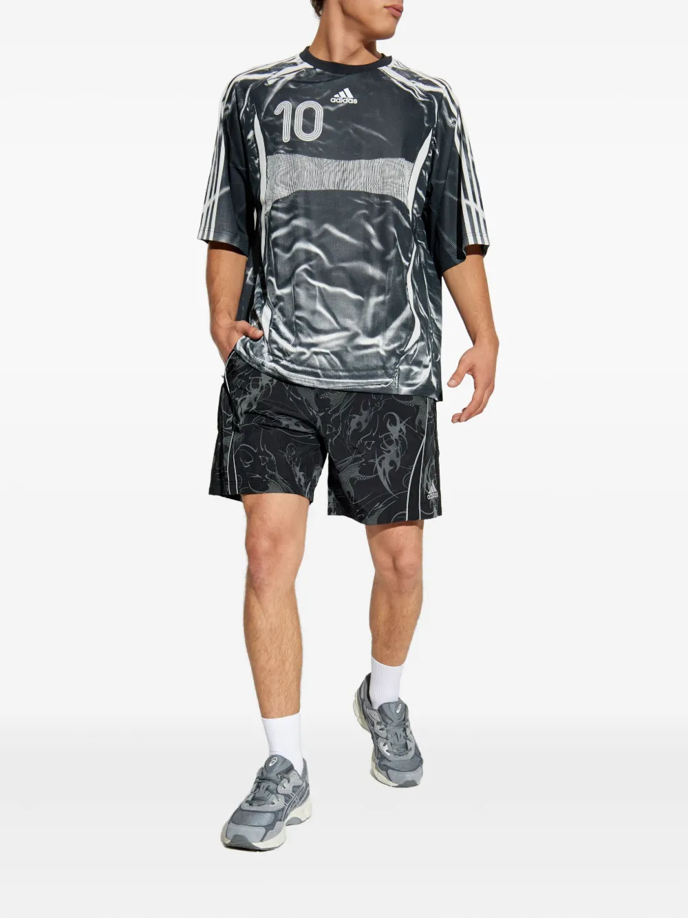 Футболка Adilenium Season 4 Teamgeist Adidas, черный — фото 2