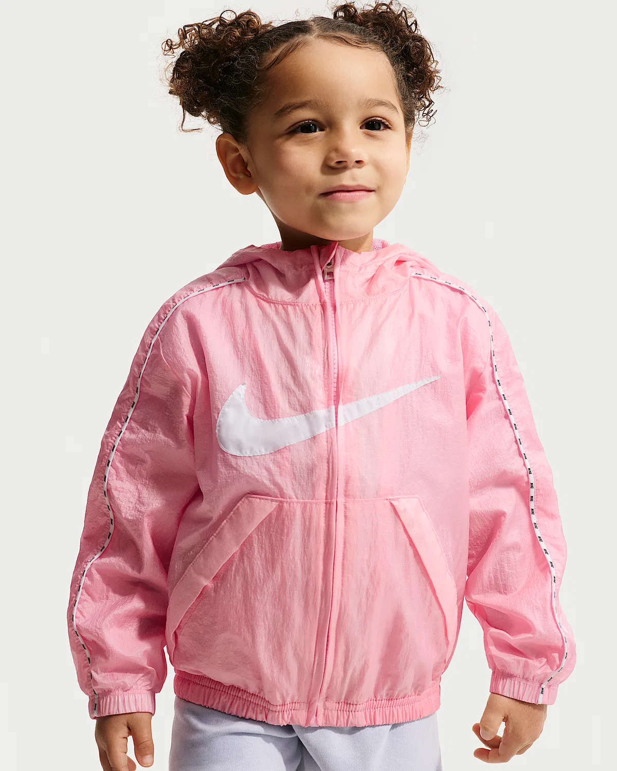 Детская легкая полупрозрачная куртка Nike из рипстопа, Medium Soft Pink
