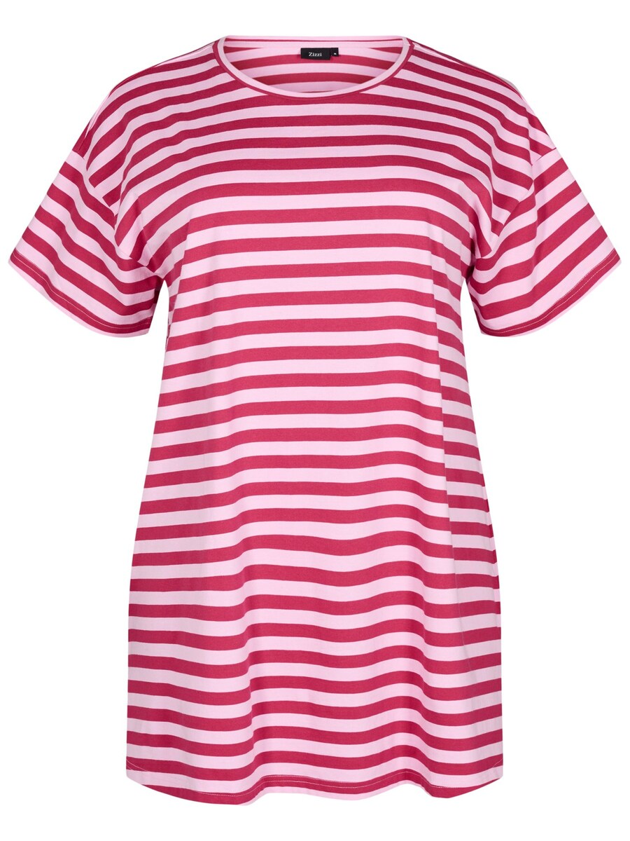 

Пижамная рубашка Zizzi MSIV, цвет Lilac/Red