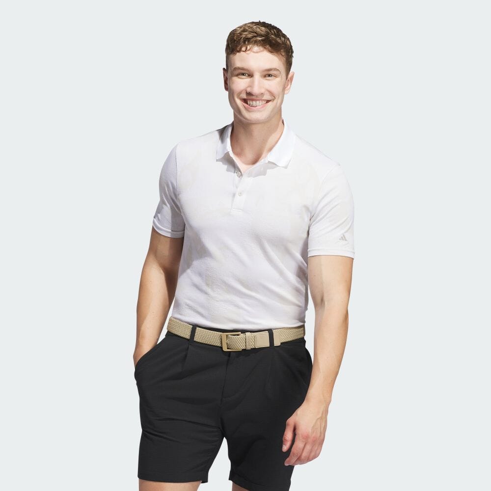 

Поло Adidas GO-TO PRIMEKNIT Side Seamless Short Sleeve Polo, белый