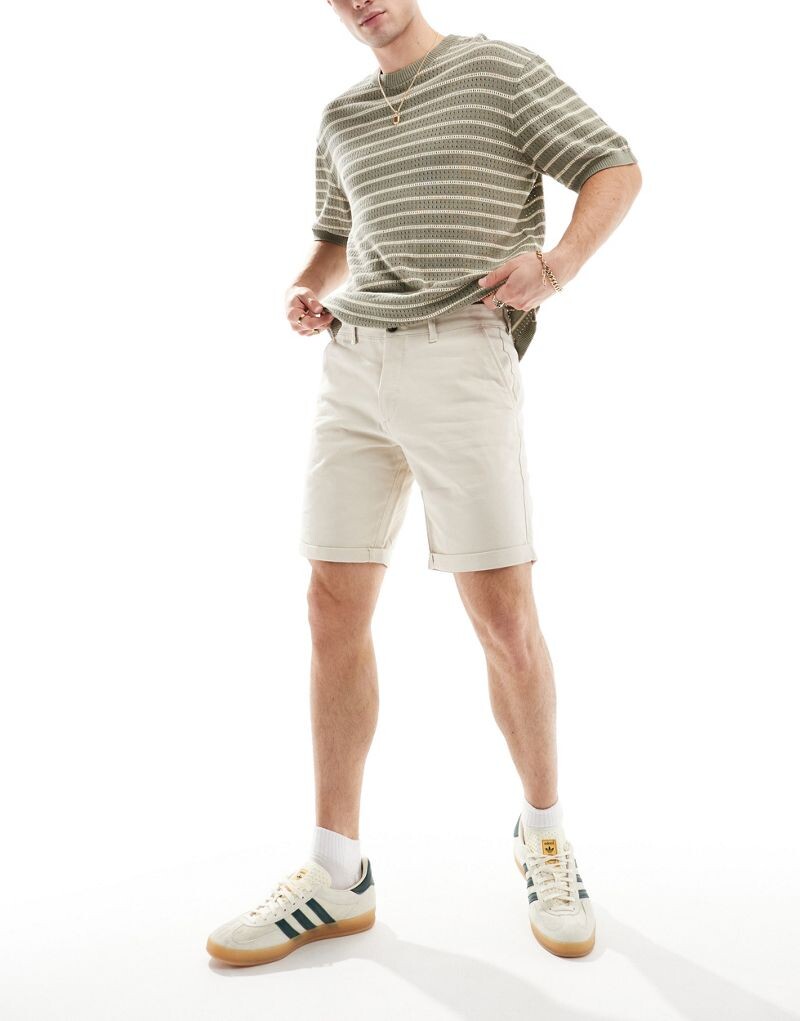 

Белые шорты чинос Jack & Jones
