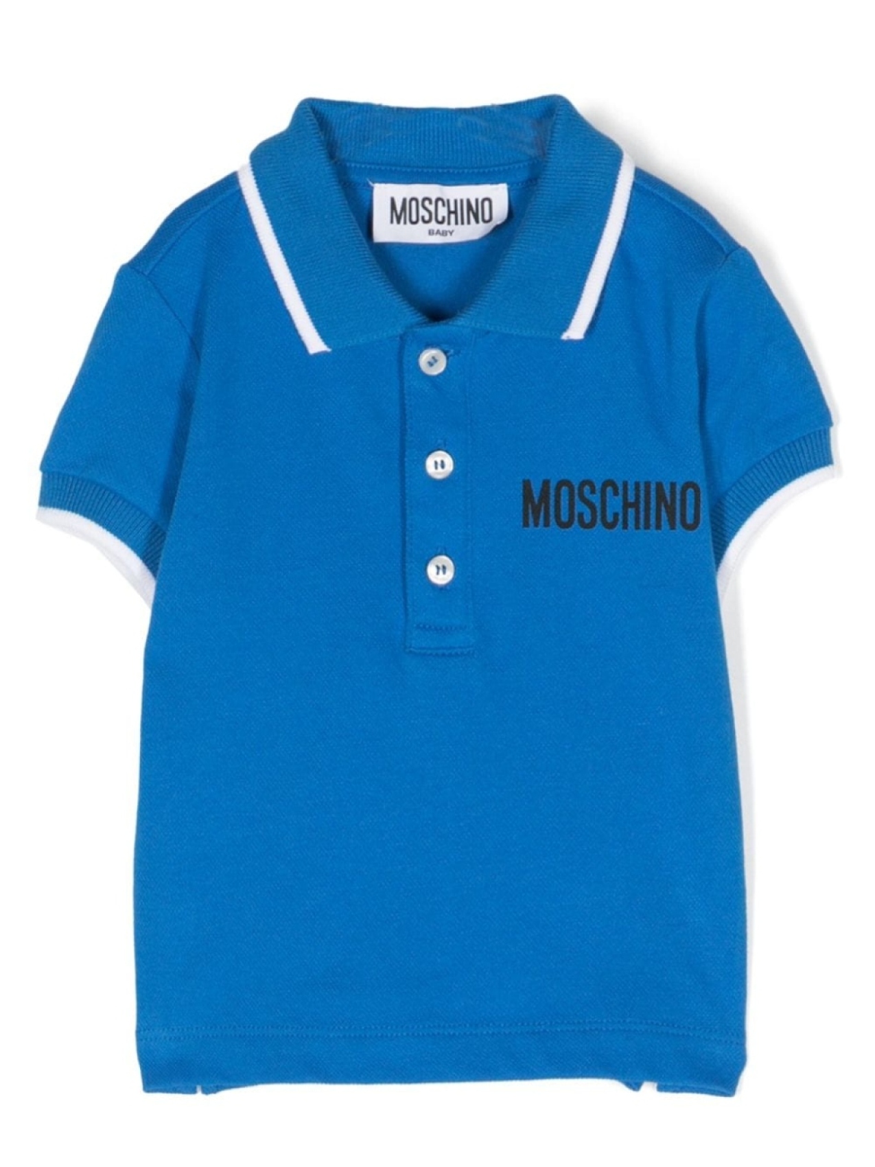 

Moschino Kids рубашка поло Teddy Bear, синий