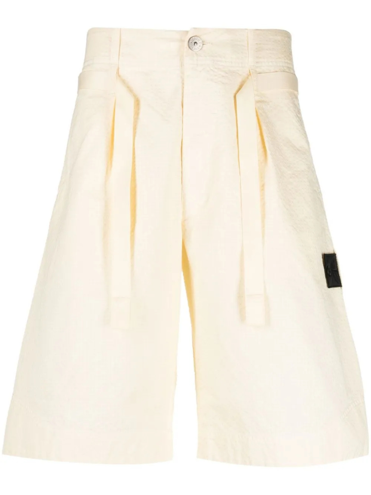 

Stone Island Shadow Project шорты чинос с нашивкой Compass, желтый