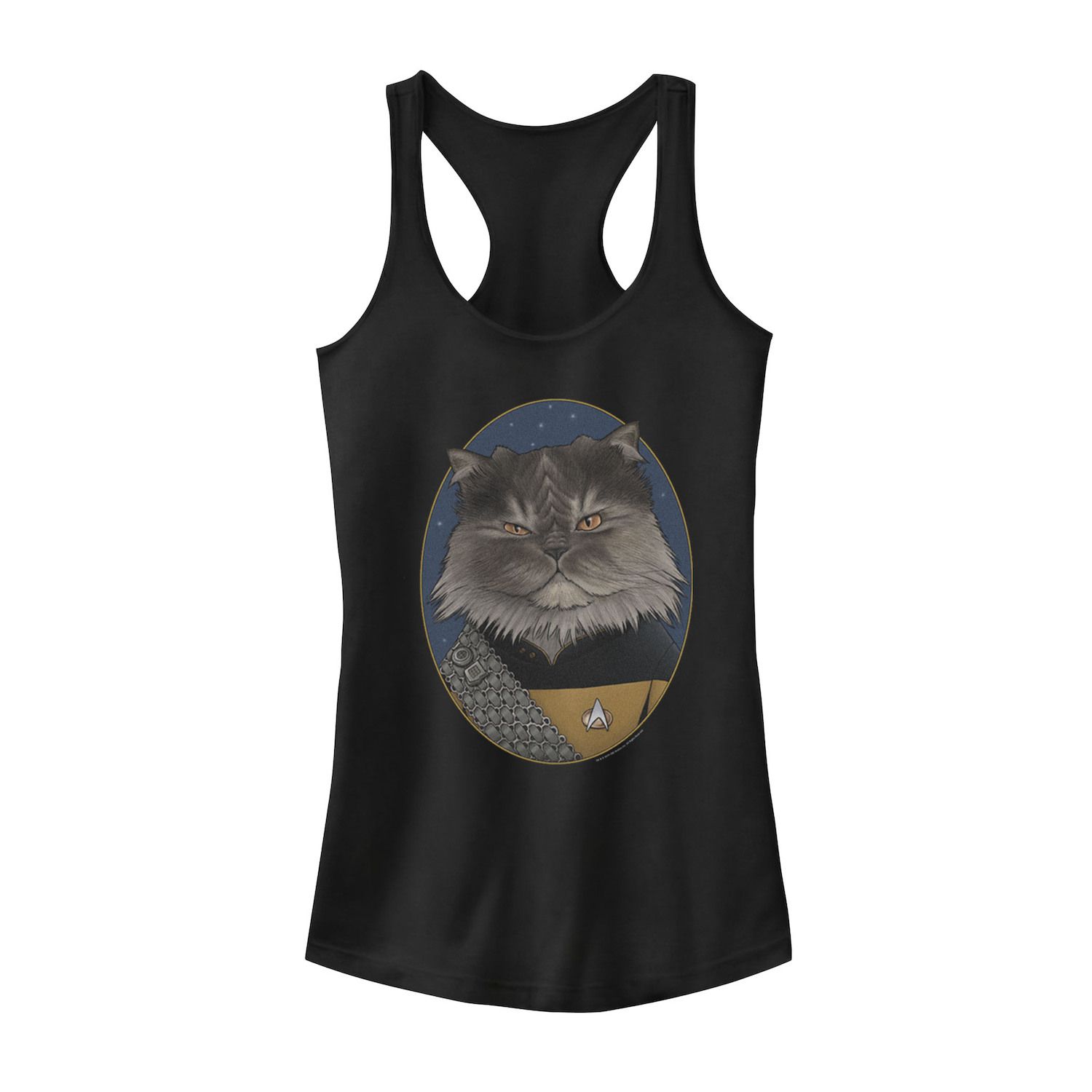 

Юниорский танк Star Trek Worf Cat Formation Tank Licensed Character, черный