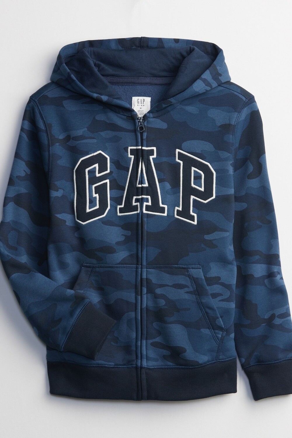 

Толстовка на молнии с логотипом Arch (4–13 лет) Gap, синий