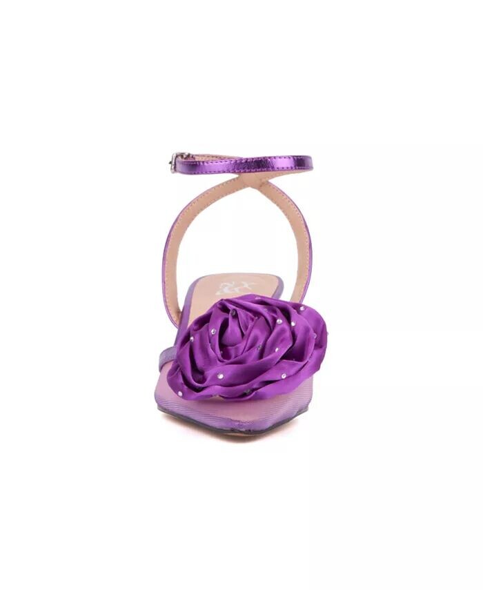 Женские туфли Violetta с ремешком на щиколотке New York & Company, фиолетовый — фото 4