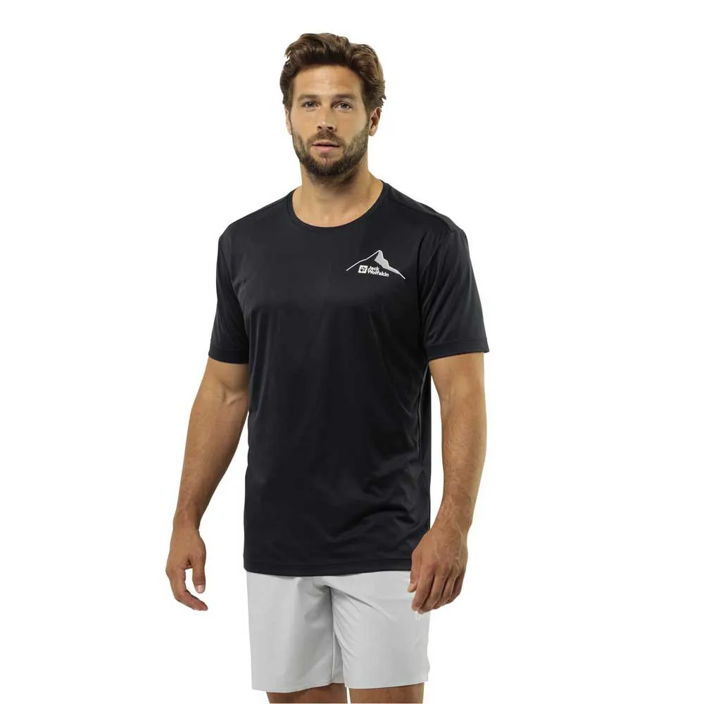 

Футболка Jack Wolfskin Peak Graphic, черный