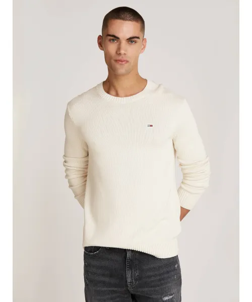 

Свитер Slim fit Tommy Jeans, бежевый