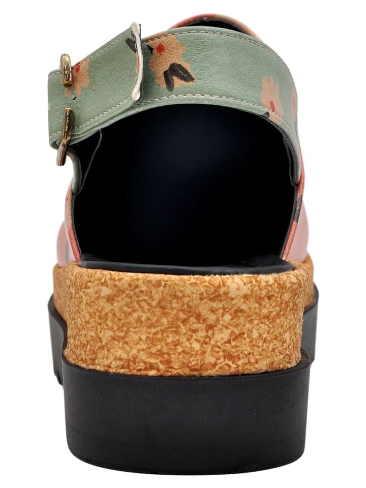 Сандалии на плоской подошве Dogo Akita Sandalen - Cat Hat, красный — фото 4