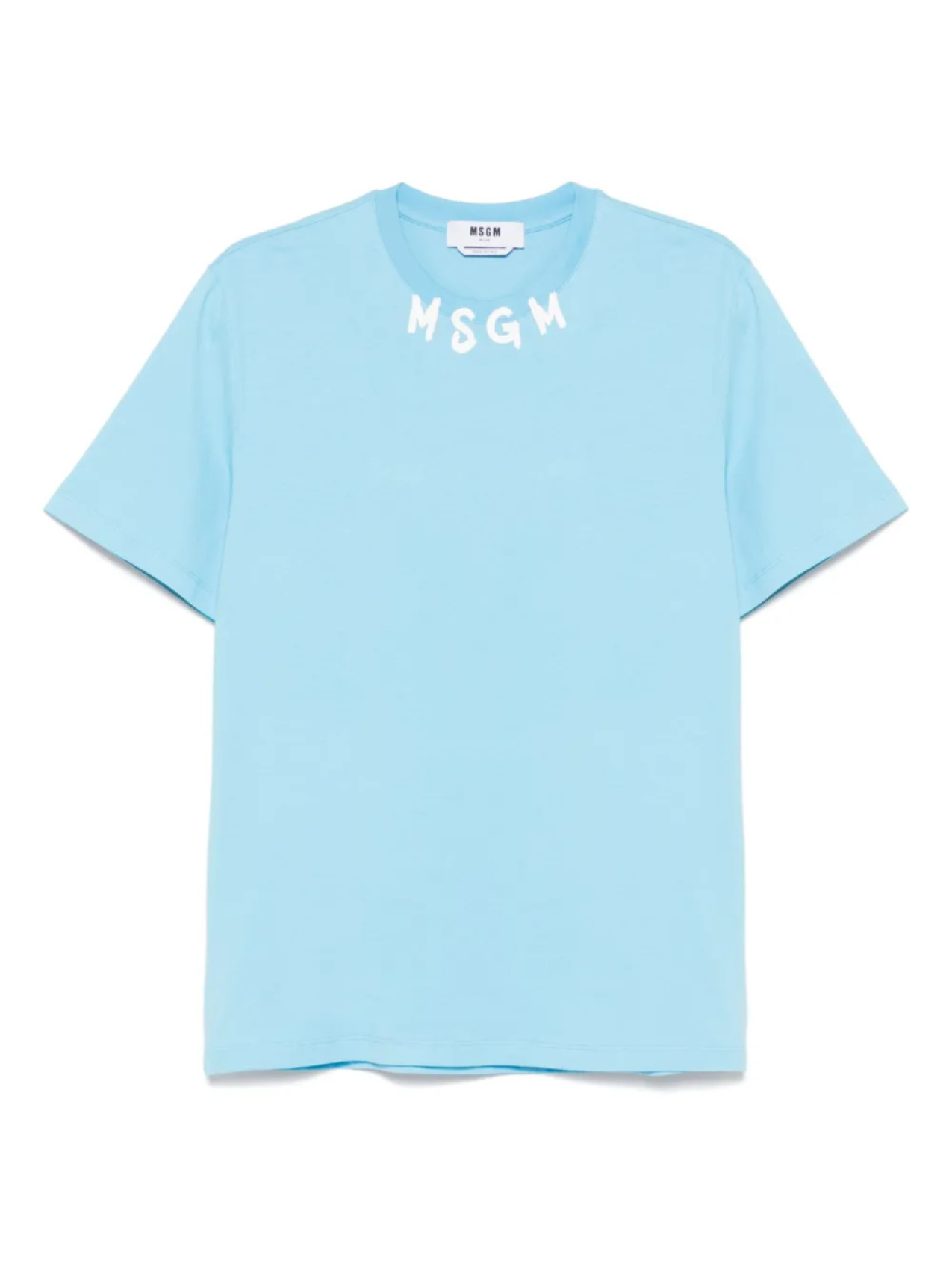 

MSGM logo-print Футболка, синий