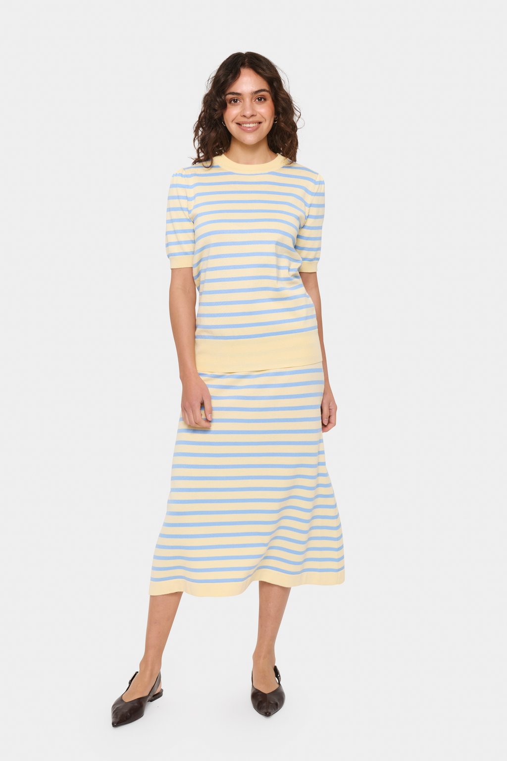

Футболка с принтом MILA STRIPED Saint Tropez, желтый