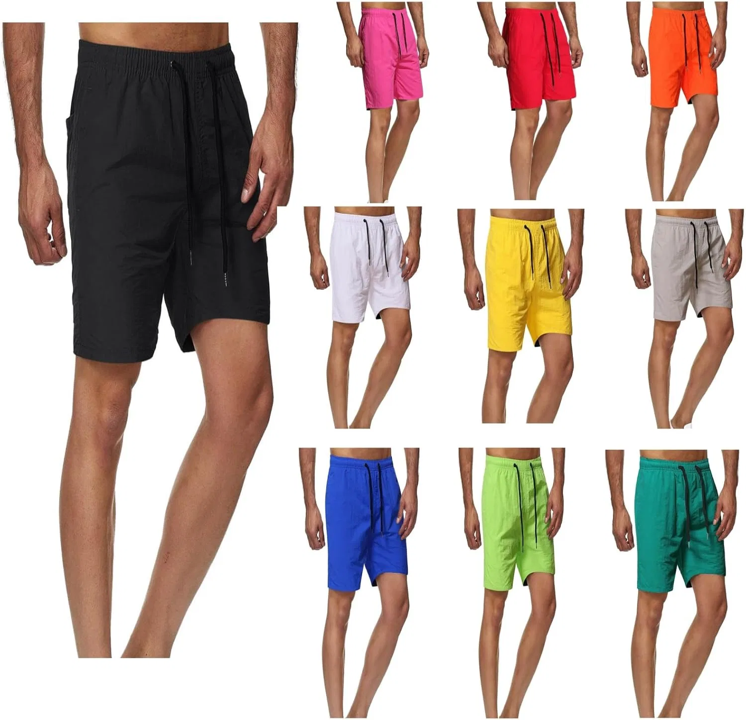 Мужские шорты Active, хлопок, Black