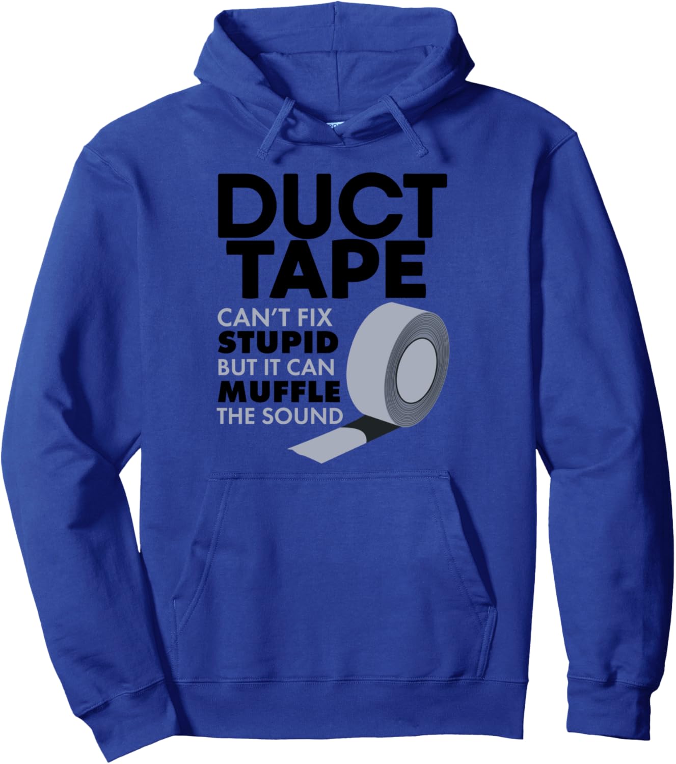 

Скотч не исправит глупость - Забавная толстовка с обезьяньей палкой Lol Adult Humor Gifts & Apparel, синий