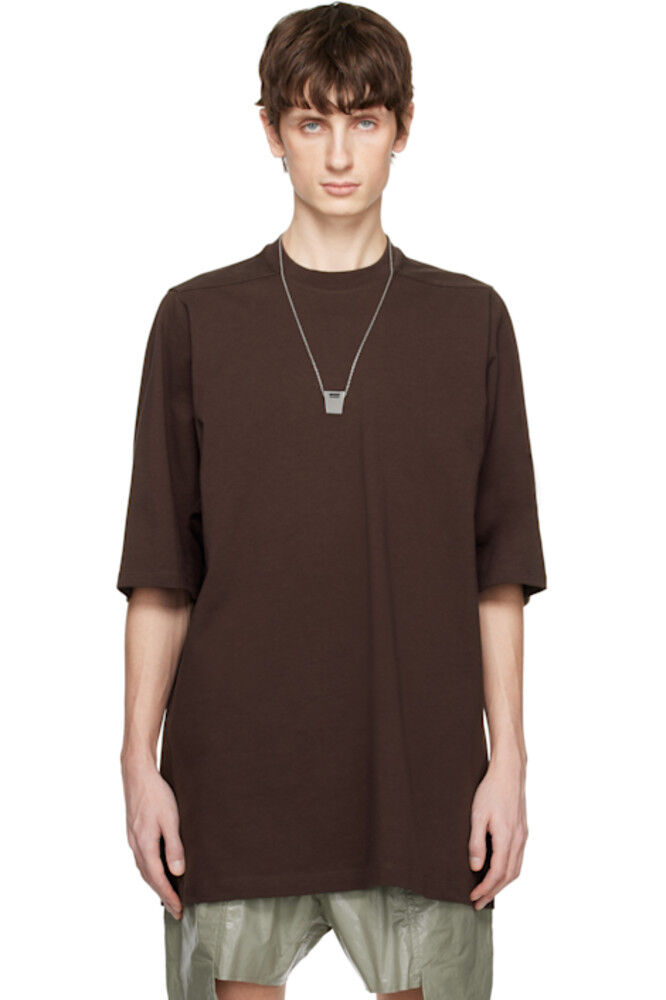 

Футболка коричневая Hollywood Jumbo SS Rick Owens