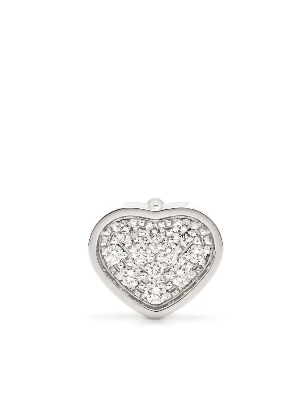 

Серьга-гвоздик My Happy Heart из белого золота с бриллиантом Chopard
