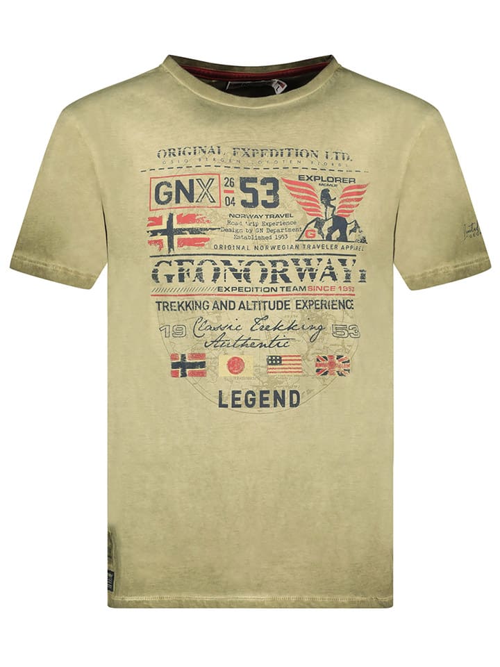 

Футболка Geographical Norway, хаки