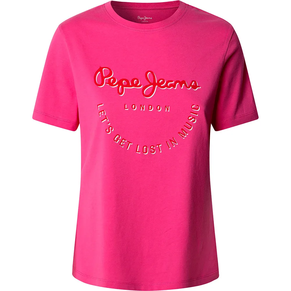 

Футболка с коротким рукавом Pepe Jeans Rumer, розовый