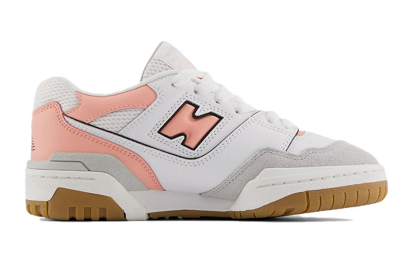 Кроссовки New Balance 550 Brighton Grey Omega Pink GS, цвет Brighton Grey with Omega Powder — фото 2