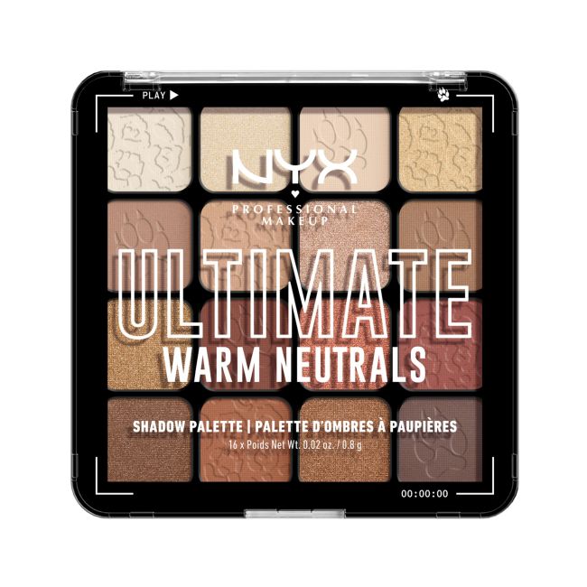 

Палитра теней для век Ultimate NYX Professional Makeup, цвет warm neutrals