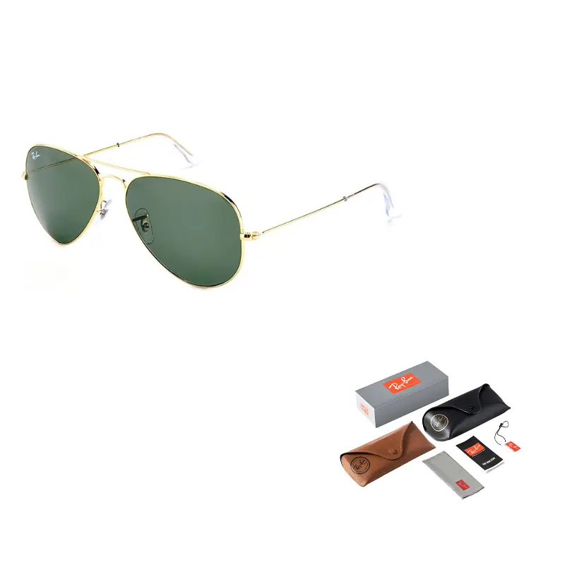 

RayBan Солнечные очки Ray Ban RB3026L в стиле авиатор, Gold