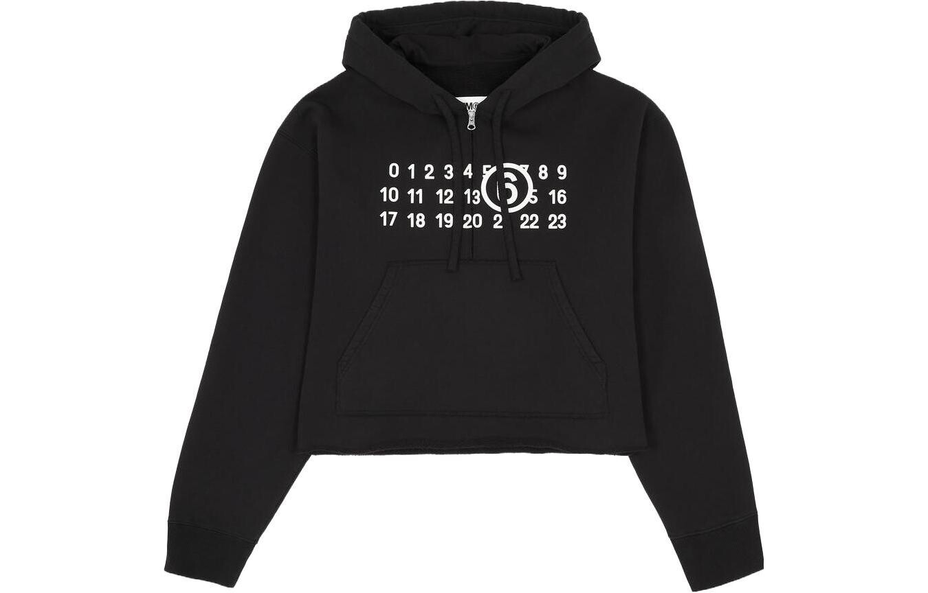 

Толстовка унисекс черная Mm6 Maison Margiela, черный