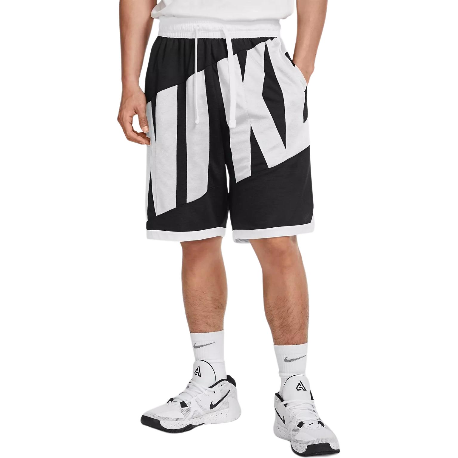 Nike Dri Fit Мужские баскетбольные шорты Черно-белые — фото 2