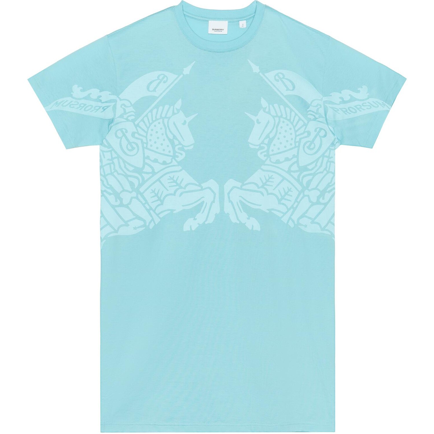 

Burberry Женские шорты-платье с рукавами, цвет Blue