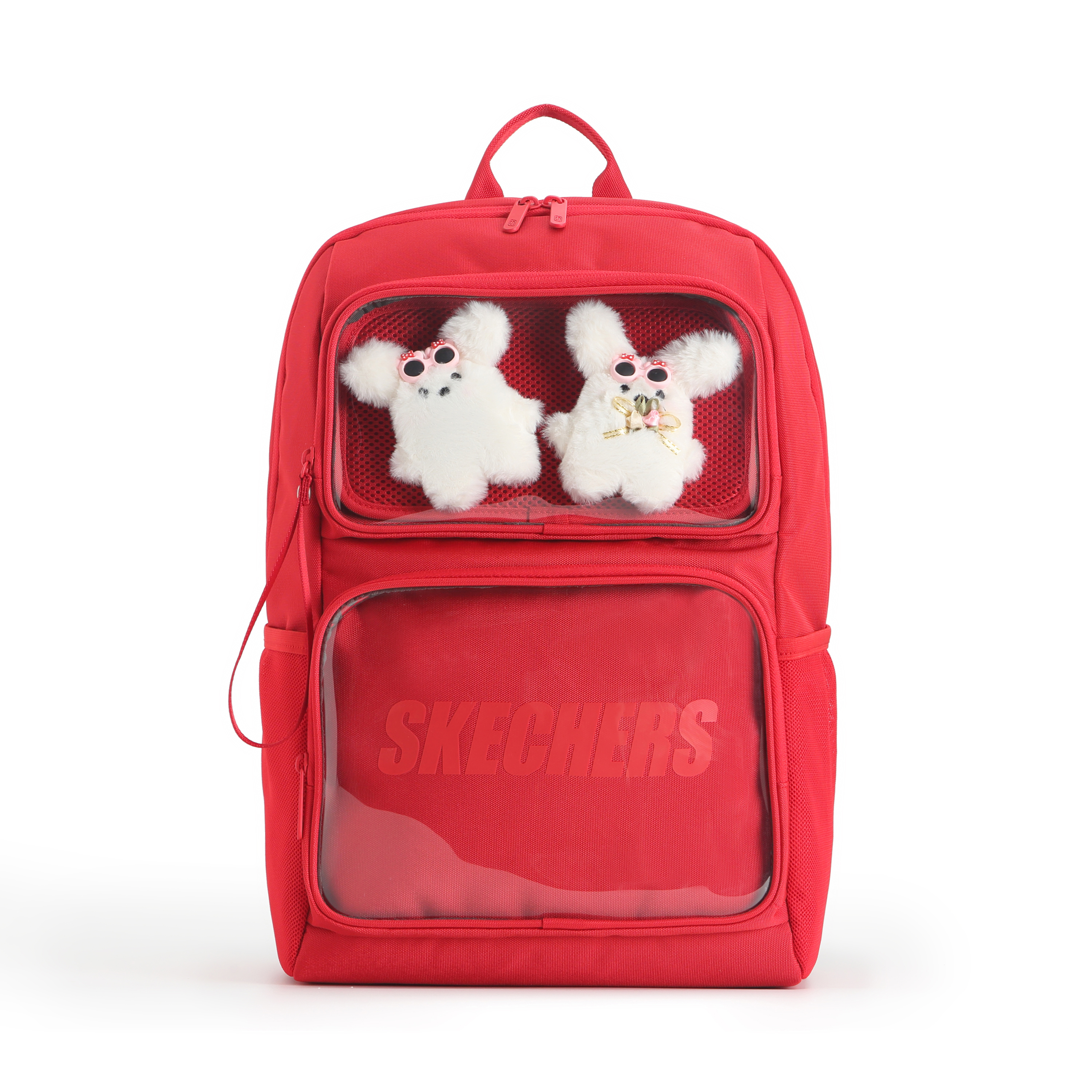 

Skechers Лёгкий рюкзак унисекс красный гоночный, Race Red+Flight Bunny