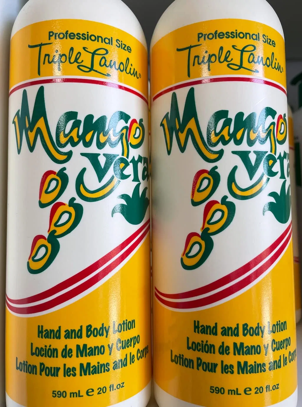 Лосьон для рук и тела Triple Lanolin Mango Vera, 440 мл, 2 шт. Meilan