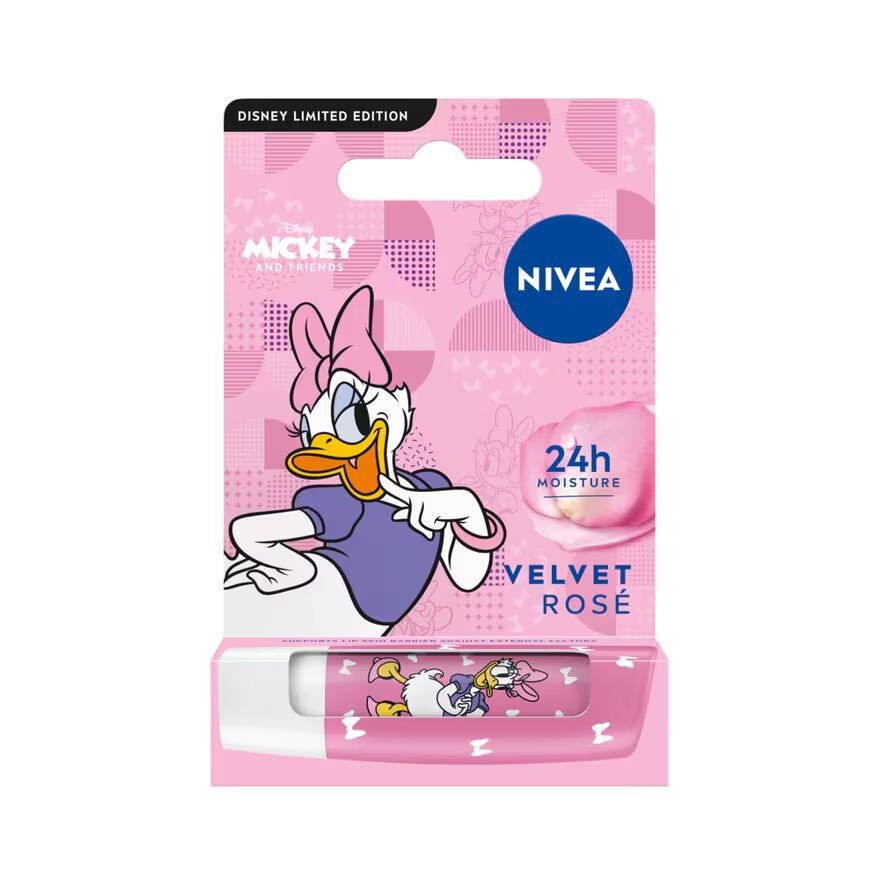 

Nivea Бальзам для губ Velvet Rose Caring 4,8 г, Pink