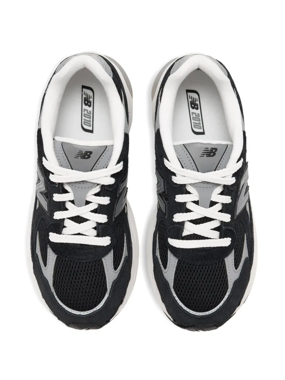 Кроссовки с логотипом и аппликацией New Balance Kids, черный — фото 3
