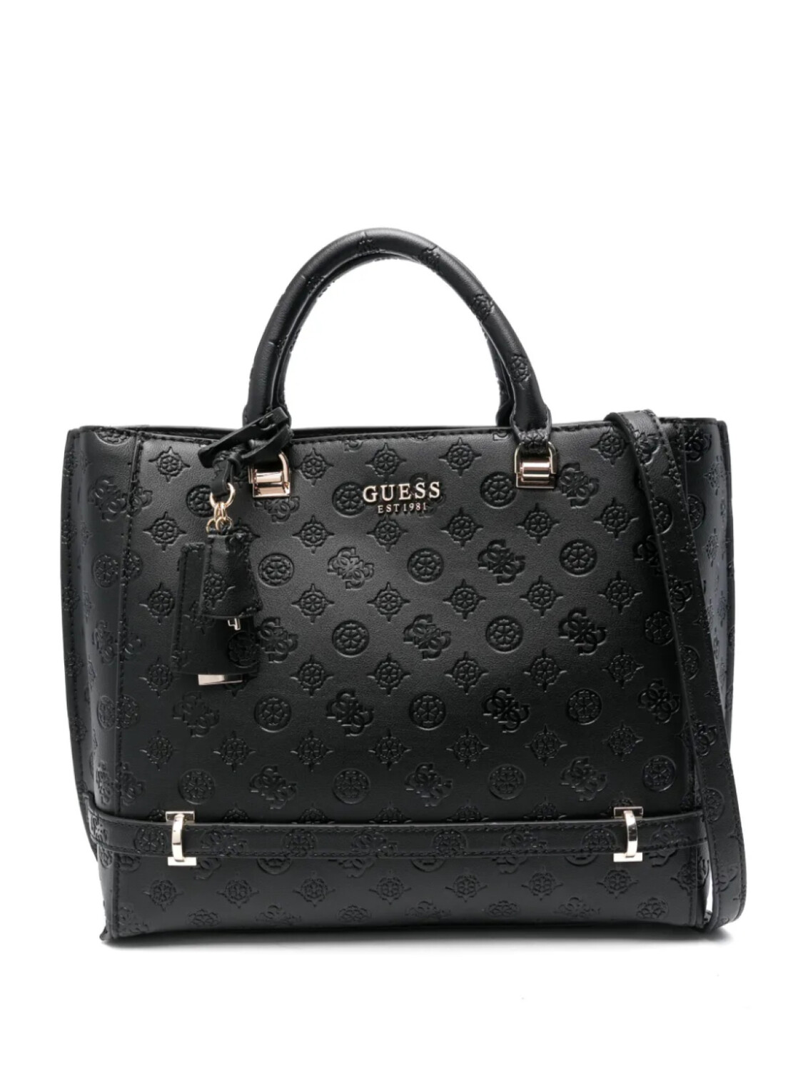 

Сумка-шоппер GUESS USA 4G Peony, черный