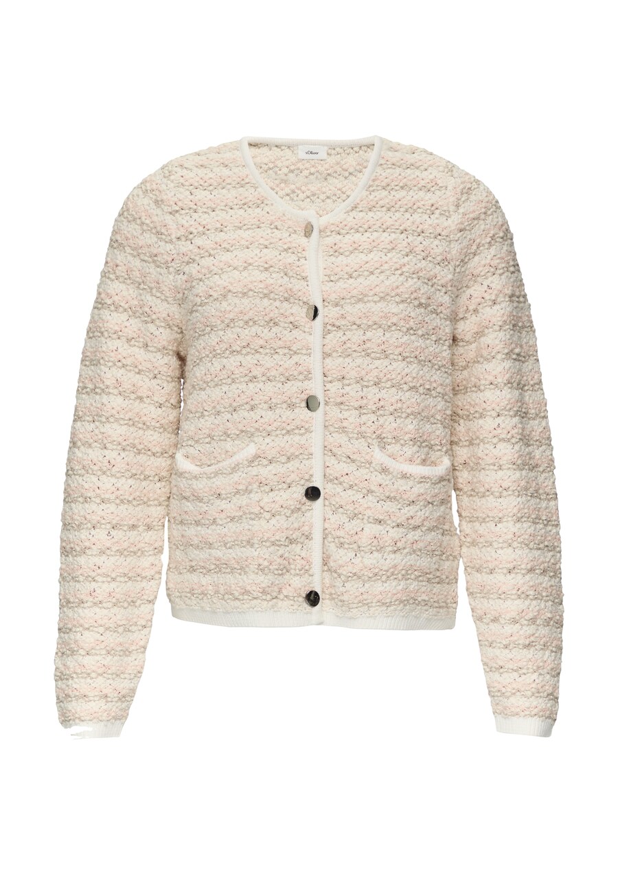 

Вязаный кардиган s.Oliver BLACK LABEL, цвет Beige/Light beige